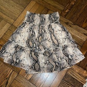 altard state snake print skirt size xs